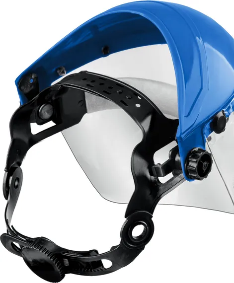 СИБИН экран 200 х 400 мм, поликарбонат 2 мм, с храповиком, защитный лицевой щиток (11086)