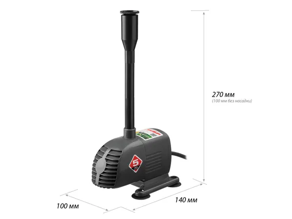 Фонтанный насос ЗУБР 28 Вт, (ЗНФЧ-20-1.6)