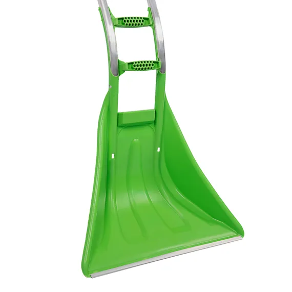 Движок для уборки снега пластиковый, 670 х 530 х 1410 мм, алюминиевая рукоятка, Сибртех