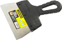 STAYER PROFlat, 150 мм, пластиковая ручка, нержавеющий фасадный шпатель, Professional (1008-15)