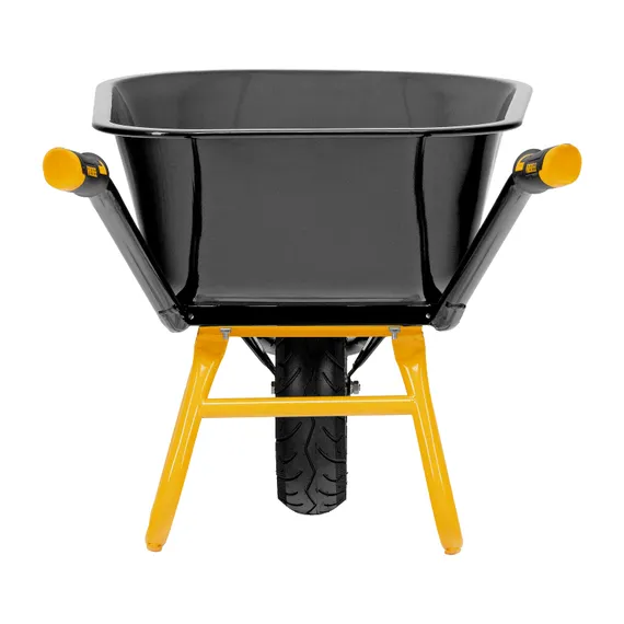 Тачка строительная, усиленная, объем 120 л, 220 кг, колесо 16х4.00-8 Denzel