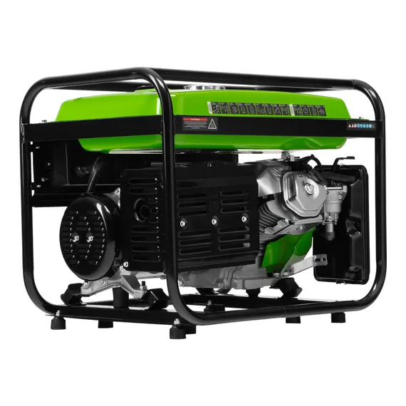 Генератор бензиновый БС-6500, 5.5 кВт, 230В, четырехтактный, 25 л, ручной стартер Сибртех