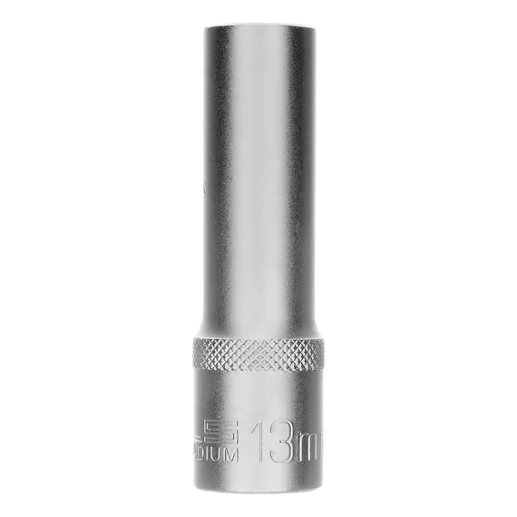 Головка торцевая удлиненная, 13 мм, шестигранная, CrV, под квадрат 1/2 Stels
