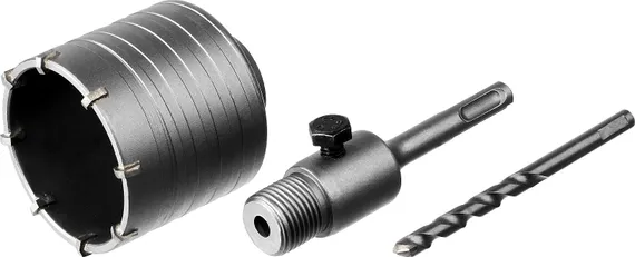 СИБИН 65 мм, SDS - Plus, 8Т, коронка по бетону с оснасткой (29216-65)