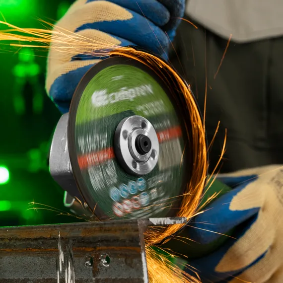 Круг отрезной по металлу, 125 х 1,0 х 22,2 мм, 84%A+16%B, в пленке, 10 шт Сибртех