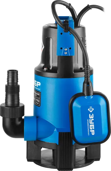 Дренажный насос для грязной воды ЗУБР 550 Вт Профессионал (НПГ-Т3-550)