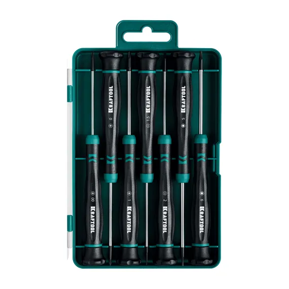 KRAFTOOL Precision 7, 7 предм., Набор отверток (25686)