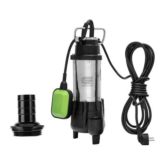 Фекальный насос СФН250, 250 Вт, напор 8 м, 10000 л/ч Сибртех