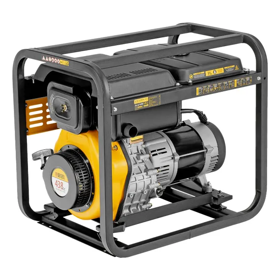 Генератор дизельный DES-55, 5,5 кВт, 230 В, 11 л, ручной стартер Denzel