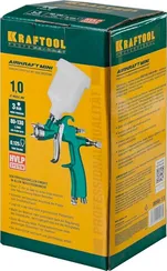 KRAFTOOL AIRKRAFT MINI, HVLP, 1 мм, пневматический краскопульт с верхним бачком (06565-1.0)