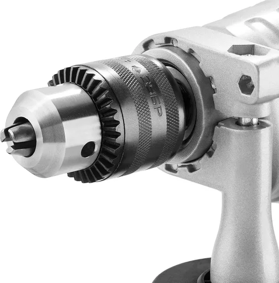 Ударная дрель с металлическим корпусом, ЗУБР 1100 Вт, 13 мм, 2 скорости, кейс, Профессионал (ЗДУ-1100-2 ЭРММ2)