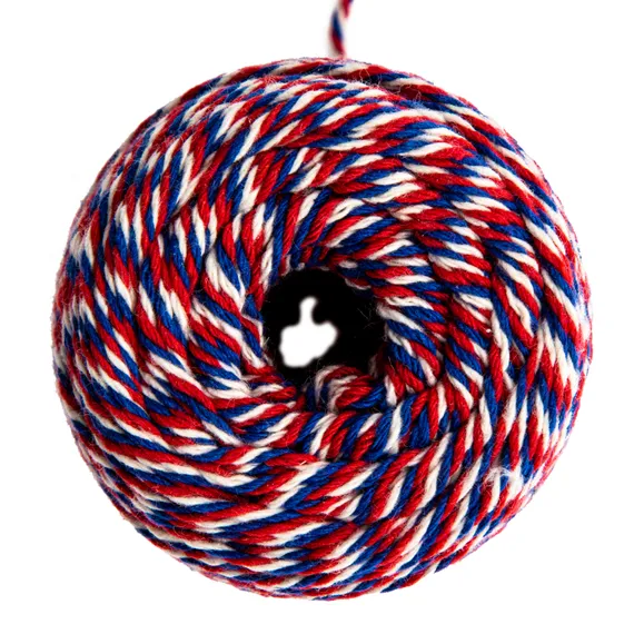 Нить ХБ 50 текс х 15, триколор, 120 м в диспенсере, вес 90 гр +- 5%, Сибртех