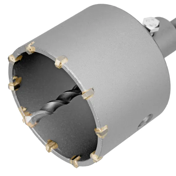 Коронка по бетону в сборе, М22 х 80 мм, SDS Plus Сибртех