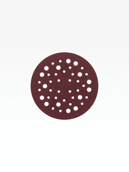 STEHER BOS-125-S 125 мм, Р240, шлифовальный круг на липучке, 44 отв., 5 шт. (35685-240)