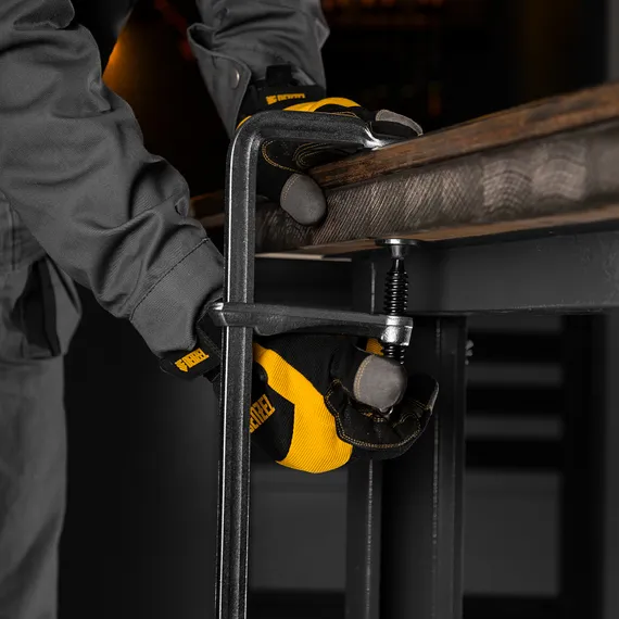 Струбцина F-образная, 120x600мм, кованая Denzel