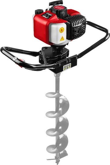 Мотобур (бензобур) ЗУБР d 60 - 150 мм 43 см3, 1 оператор (МБ1-150)