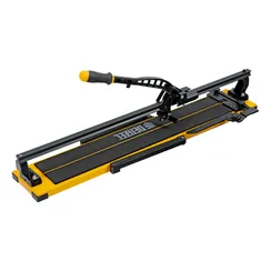 Плиткорез рельсовый 800х16мм, каретка на подш., стальная станина, усил. рукоятка-пенал Denzel