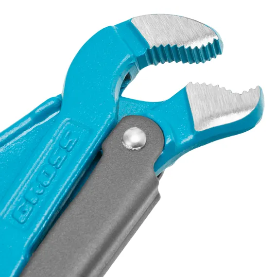 Ключ трубный рычажный, №0, 0.5, цельнокованый, CrV, тип "S" Gross