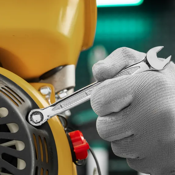 Ключ комбинированный, 9 мм, CrV, антислип Stels