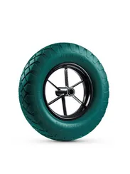 KRAFTOOL MAXDrive на спицевом диске, 4.80/4.00-8 х 380 мм, для тачек (арт. 39860, 39862), подшипник - 20 мм, колесо полиуретановое для тачек (39869)