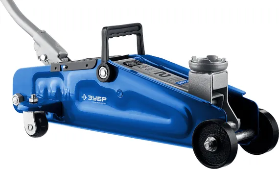 ЗУБР Т-30, 2 т, 135 - 330 мм, подкатной гидравлический домкрат, Профессионал (43053-2)