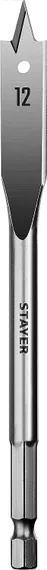 STAYER Flat, 12 x 152 мм, перовое, cверло по дереву (2950-12)