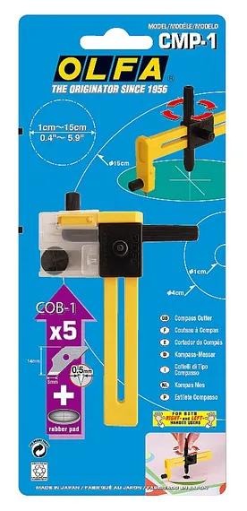 OLFA 10 - 150 мм, циркульный резак (OL-CMP-1)