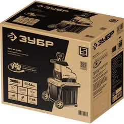 ЗУБР 2800 Вт, измельчитель садовый электрический (ЗИЭ-44-2800)