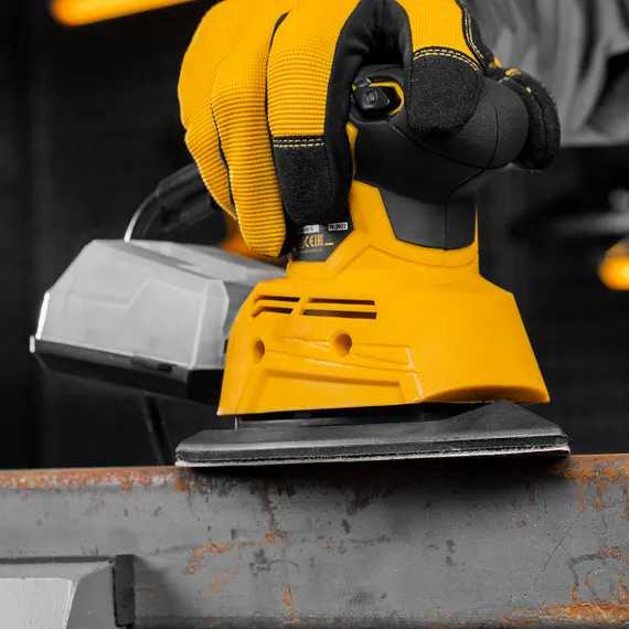 Треугольник абразивный на ворc. подложке под "липучку", перф., P 180, 150х150х100 мм, 5 шт. Denzel