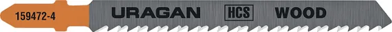 URAGAN T101B, T-хвост., HCS, шаг 2.5 мм, 75 мм, 2 шт, полотна для лобзика (159472-2.5)
