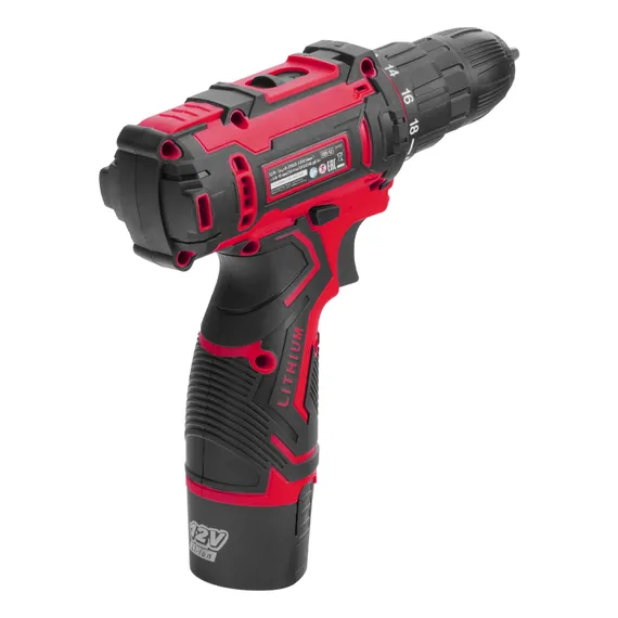 Дрель-шуруповерт аккумуляторная CDS-12, Li-Ion, 12 В// MTX
