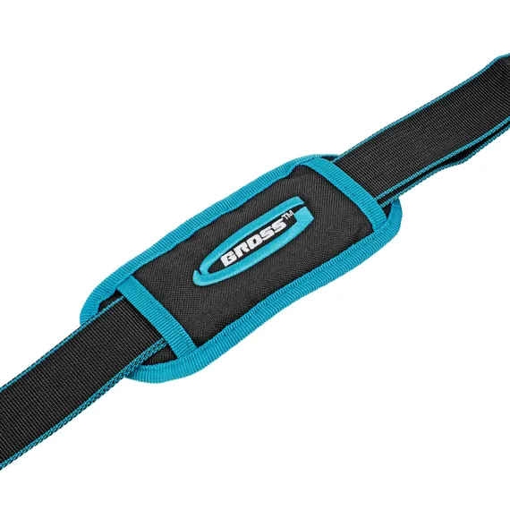 Сумка для инструмента, 500х280х290мм, выдвижная рукоятка, колеса, наплечный ремень Gross