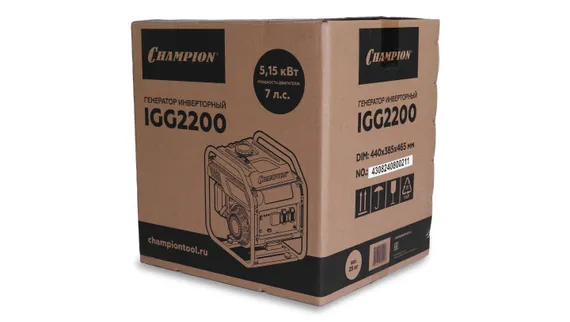 Генератор инверторный CHAMPION, IGG2200