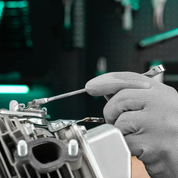 Ключ комбинированный, 11 мм, CrV, антислип Stels