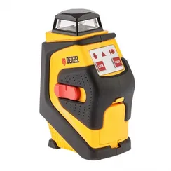 Лазерный уровень LX360, 20 м, ± 0,3 мм/1 м, горизонтальная и вертикальная плоскости, 360 град, 635 нм, резьба 1/4 Denzel