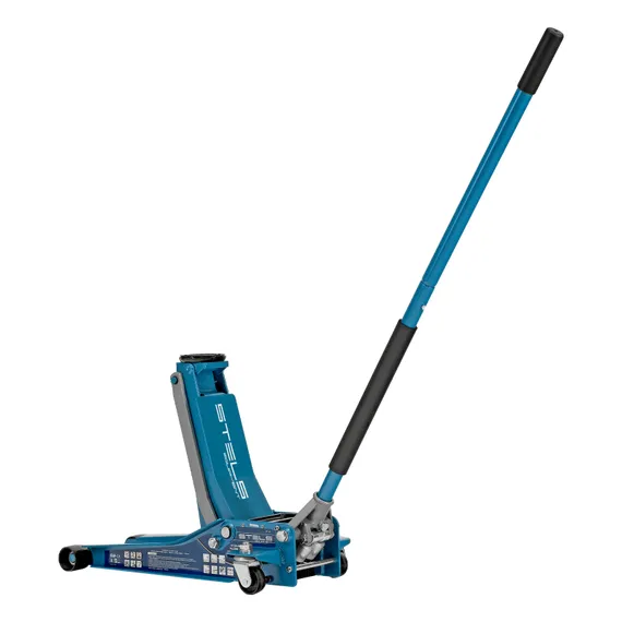 Домкрат гидравлический подкатной, быстр.подъем, 3т LOW PROFILE QUICK LIFT, 75-515 мм, проф Stels