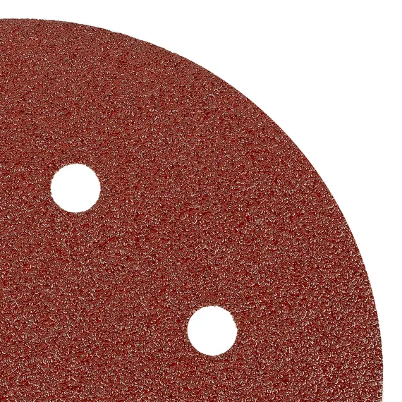 Круг абразивный на ворсовой подложке под "липучку", перфорированный, P 60, 150 мм, 5 шт Matrix