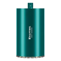 KRAFTOOL DIAMOND 250 мм (450 мм, 1 1/4″, лазерная сварка сегментов), Алмазная Коронка по железобетону (29825-250)