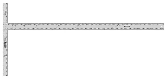 ЗУБР Т-угольник алюминиевый, Профессионал (34387)