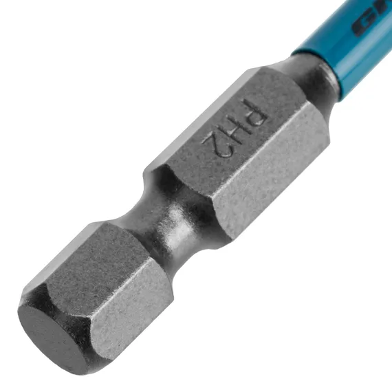 Набор бит торсионных PH2x50 мм, для ударных шуруповертов, отрывн., 10 шт Gross