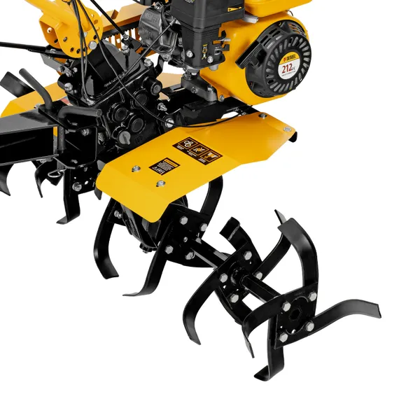 Мотоблок DPT-270SB, 7 л.с., ремен.сцеп, фрез 3х4, ШОМ, без колес, передачи 2В/1Н Denzel