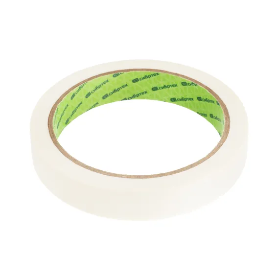 Лента малярная, 17 мм х 25 м, на бумажной основе Сибртех