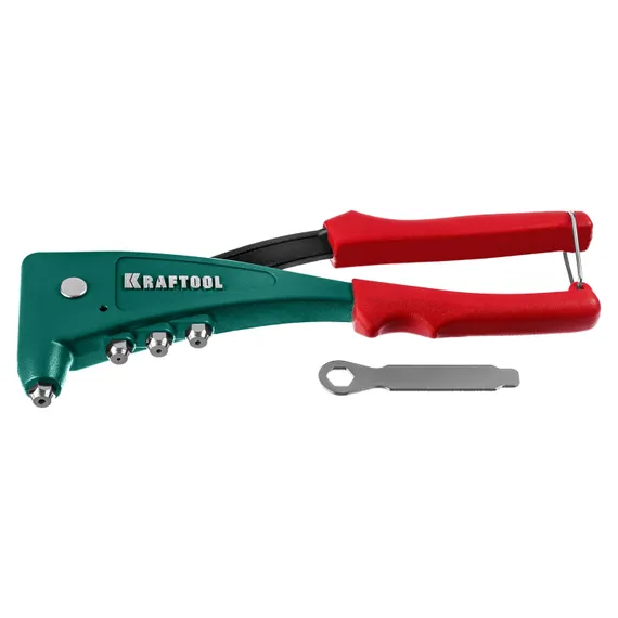 KRAFTOOL X-5F, 2.4 - 4.8 мм, 260 мм, удержание заклепки, литой заклепочник (31173)