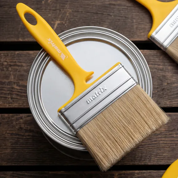 Кисть флейцевая "Лаки" Color Line 100 х 12 мм Matrix