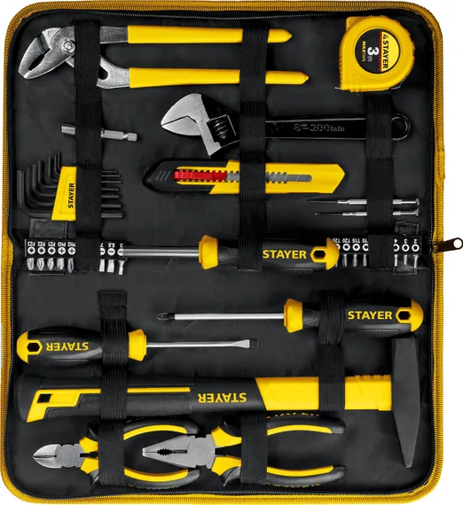 Универсальный набор инструмента для дома STAYER Master-40, 40 предметов, (22052-H40)