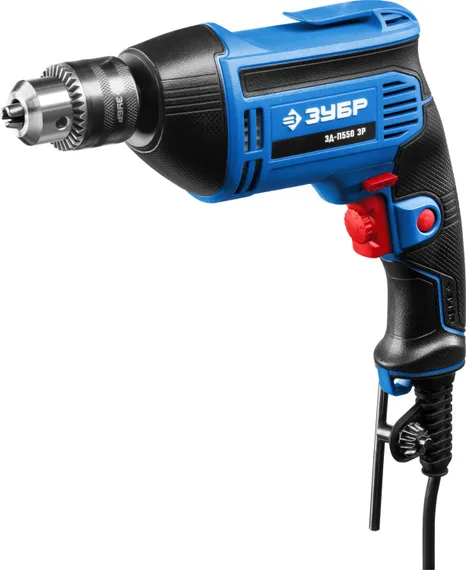 Безударная дрель, ЗУБР 550 Вт, 13 мм, Профессионал (ЗД-П550 ЭР)