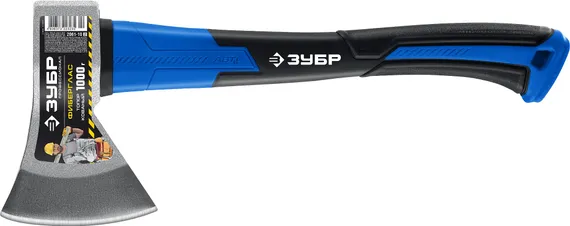 ЗУБР Фибергласс, 1000/1180 г, 430 мм, кованый топор, Профессионал (2061-10)