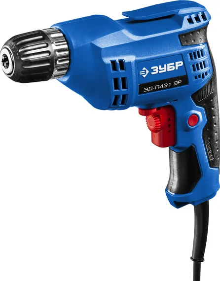 Безударная дрель, ЗУБР 420 Вт, 10 мм БЗП, Профессионал (ЗД-П421 ЭР)