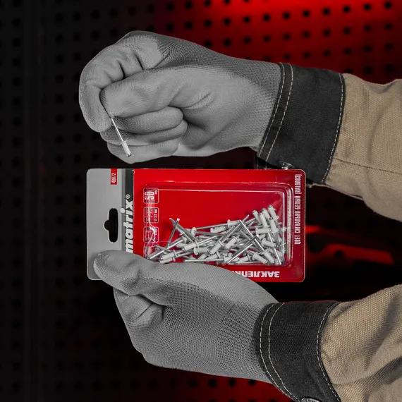 Заклепки 3.2 х 8 мм RAL 9003, сигнально-белые, 50 шт Matrix