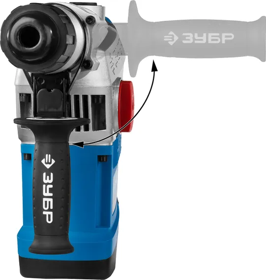 Перфоратор электрический SDS-Max, ЗУБР 40 мм, 1250 Вт, АВТ, Профессионал (ЗПМ-40-1250 ЭВК)